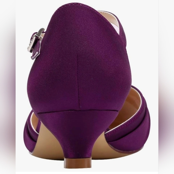 ERIJUNOR Satin Bridal Wedding Shoes #744, 745 - Picture 11 of 13